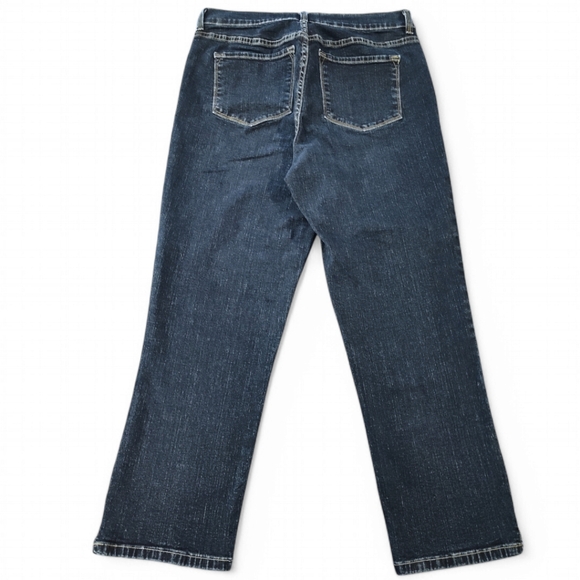 NYDJ Women's Blue Jeans Size 10 Dark Wash - Picture 6 of 7